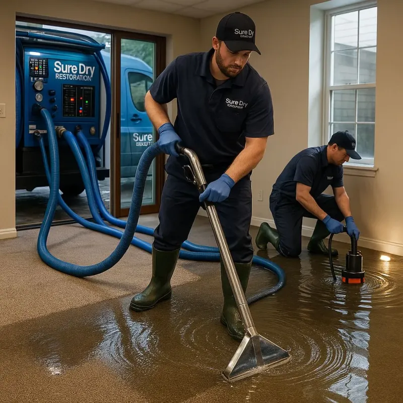 Water Extraction and Removal process in Faulkner County, AR